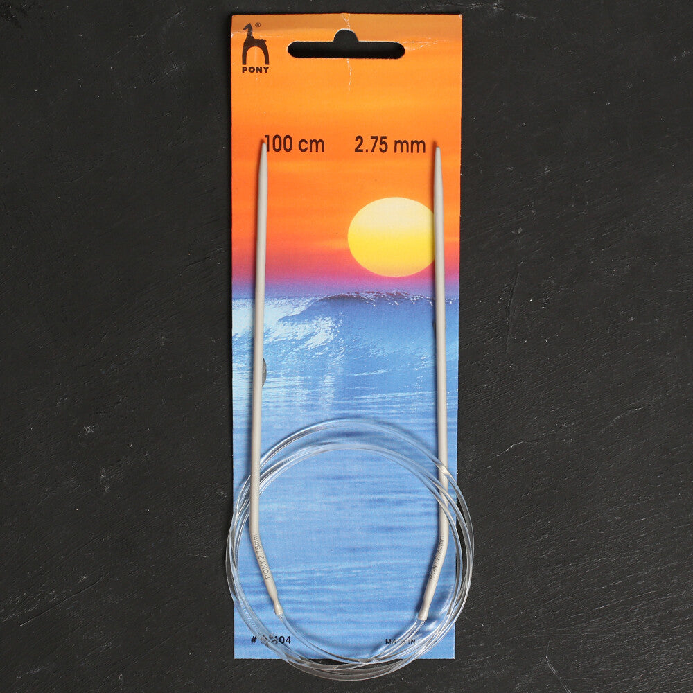 Pony 2.75 mm 100 cm Alüminyum Misinalı Şiş - 52604